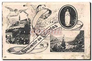 Seller image for Carte Postale Ancienne Souvenir de Lourdes for sale by CPAPHIL