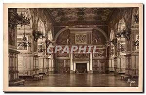 Seller image for Carte Postale Ancienne Les Petits Tableaux de L'le de France Palais de Fontainebleau La Galerie Henri II ou Salle de B for sale by CPAPHIL