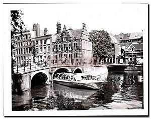 Carte Postale Moderne Amsterdam Grimburgwal Maison sur les Trois Canaux