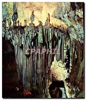 Image du vendeur pour Carte Postale Moderne La Falaise Illuminee Grce a la fee electricite la grotte sort de l'ombre des portiques des Casc mis en vente par CPAPHIL