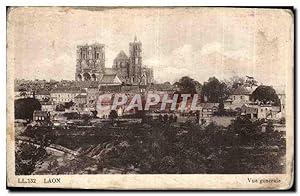 Carte Postale Ancienne Laon vue générale