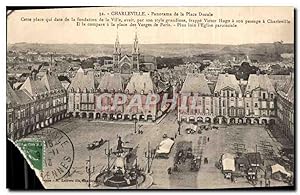 Carte Postale Ancienne Charleville Panorama de la Place Ducale