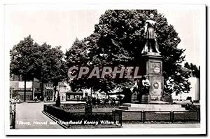 Carte Postale Ancienne Tilburg Heuvel mit Standbeeld Koning Willem II