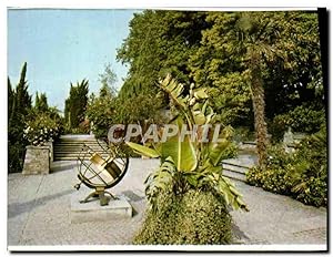 Imagen del vendedor de Carte Postale Ancienne Insel Mainau im Bodensee Mediterran Terrasse mit Sonnenuhr a la venta por CPAPHIL