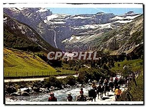 Image du vendeur pour Carte Postale Moderne Hautes Pyrenees Gavarnie Caravane de retour du Cirque mis en vente par CPAPHIL
