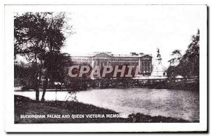 Seller image for Carte Postale Moderne Buckingham palace and queen Victoria memorial for sale by CPAPHIL