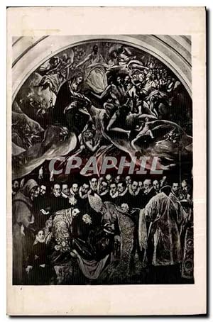 Imagen del vendedor de Carte Postale Ancienne Museo dei Prado El Greco Entierro del Conde de Orgas Toledo a la venta por CPAPHIL