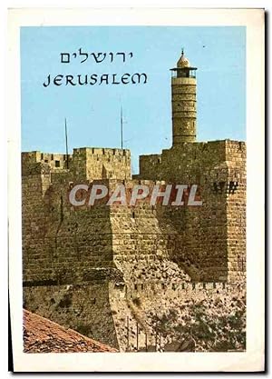 Bild des Verkufers fr Carte Postale Moderne Jerusalem la Citadelle le mur des lamentations zum Verkauf von CPAPHIL