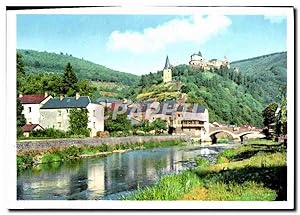 Carte Postale Moderne Vianden Vallée de l'Oor et Château