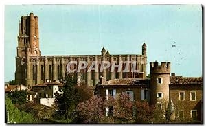 Imagen del vendedor de Carte Postale Moderne Albi Tarn Basilique Ste Cecle XIII S au premier plan Maison du Peintre toulouse Lautrec a la venta por CPAPHIL