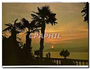 Imagen del vendedor de Carte Postale Ancienne Insel Mainau im Bodensee Sonnenaufgang uber den Mainaugarten a la venta por CPAPHIL