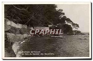 Imagen del vendedor de Carte Postale Ancienne Environs de Toulon un coin du Sentier des Douaniers a la venta por CPAPHIL