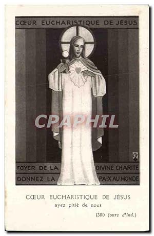 Bild des Verkufers fr Image pieuse Coeur Eucharistique de Jesus zum Verkauf von CPAPHIL