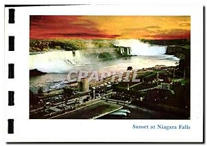 Bild des Verkufers fr Carte Postale Moderne Sunset at Niagara Falls zum Verkauf von CPAPHIL
