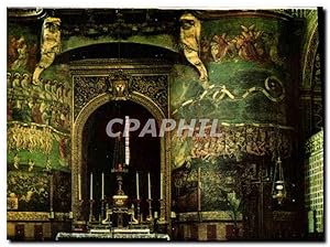 Carte Postale Moderne Albi Tarn Intérieur de la Basilique Ste Cecîle XIII S l'Autel et Fresque du...