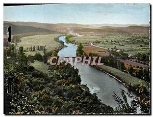 Seller image for Carte Postale Moderne Domme Panorama sur la Valle de la Dordogne for sale by CPAPHIL