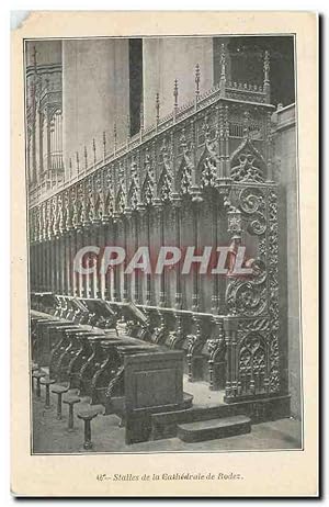 Image du vendeur pour Carte Postale Ancienne Stalles de la Cathdrale de Rodez mis en vente par CPAPHIL