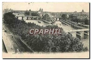 Imagen del vendedor de Carte Postale Ancienne Paris vue vers la Pointe du Vert Galant a la venta por CPAPHIL