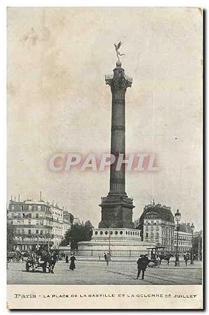 Seller image for Carte Postale Ancienne Paris La Place de la Bastille et la Colonne de Juillet for sale by CPAPHIL