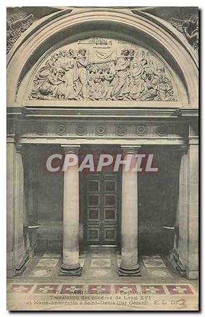 Image du vendeur pour Carte Postale Ancienne Paris Chapelle Expiatoire Translation des cendres de Louis XVI et Marie Antoinette a Saint Denis mis en vente par CPAPHIL