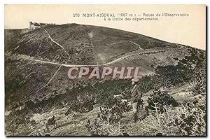 Imagen del vendedor de Carte Postale Ancienne Mont Aigoual Route de l'Observatoire a la limite des dpartements a la venta por CPAPHIL