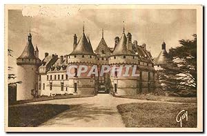 Carte Postale Ancienne Chaumont sur Loire Loir et Cher Le Château Façade sur le Parc