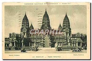 Seller image for Carte Postale Ancienne Exposition Coloniale Internationale Paris Angkor Vat Faade principale for sale by CPAPHIL
