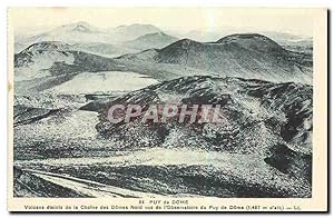 Image du vendeur pour Carte Postale Ancienne Puy de Dome Volcans eteints de la Chaine des Domes Nord vus de l'Observatoire du Puy de Dome mis en vente par CPAPHIL