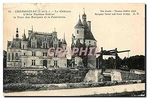 Seller image for Carte Postale Ancienne Chenonceau I et L Le Chteau L'Ale Thomas Bohier la Tour des Marques et le Pont Levis for sale by CPAPHIL