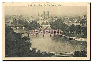 Imagen del vendedor de Carte Postale Ancienne Paris le de la Cite Vert Galant a la venta por CPAPHIL