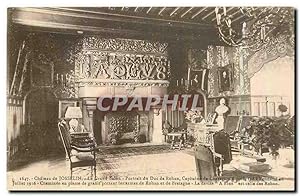 Image du vendeur pour Carte Postale Ancienne Chteau de Josselin le grand salon portait du duc de Rohan mis en vente par CPAPHIL