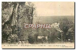 Seller image for Carte Postale Ancienne La Bretagne Dol de Bretagne I et V Le Mont Dol Rocher de la Griffe du Diable for sale by CPAPHIL