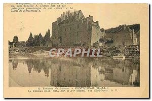 Bild des Verkufers fr Carte Postale Ancienne Envrions de Saumer Montsoreau M et L Le Chteau zum Verkauf von CPAPHIL