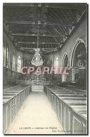 Image du vendeur pour Carte Postale Ancienne La Loupe Intrieur de l'Eglise mis en vente par CPAPHIL