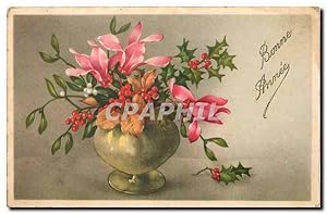 Carte Postale Ancienne Fleurs