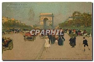 Image du vendeur pour Carte Postale Ancienne Paris Avenue du Bois de Boulogne et l'Arc de l'Etole Petrole Hahn Cheveux mis en vente par CPAPHIL