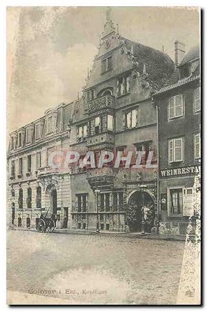 Carte Postale Ancienne Colmar