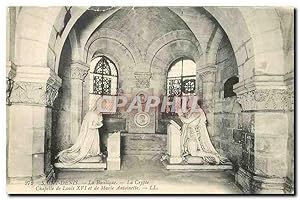 Image du vendeur pour Carte Postale Ancienne Saint Denis la Basilique La Crypte Chapelle de Louis XVI et de Marie Antoinette mis en vente par CPAPHIL