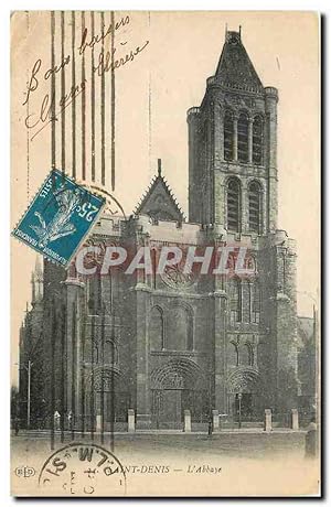 Carte Postale Ancienne Saint Denis L'Abbaye