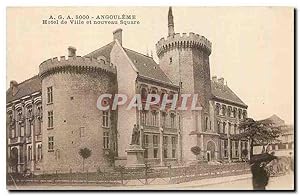 Image du vendeur pour Carte Postale Ancienne Angouleme Htel de Ville et nouveau Square mis en vente par CPAPHIL