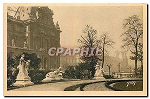 Bild des Verkufers fr Carte Postale Ancienne Paris en flanant Jardin des Tuleries Pavillon de Flore zum Verkauf von CPAPHIL