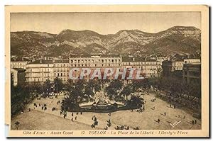 Image du vendeur pour Carte Postale Ancienne Cote d'Azur Toulon La Place de la Libert mis en vente par CPAPHIL