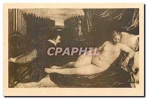 Immagine del venditore per Carte Postale Ancienne Museo de Prado Venus recreandose con la Musica Tiziano venduto da CPAPHIL