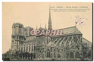 Seller image for Carte Postale Ancienne Paris Notre Dame L'Abside Style ogival for sale by CPAPHIL