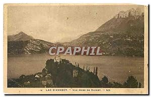 Bild des Verkufers fr Carte Postale Ancienne Lac d'Annecy vue prise de Duingt zum Verkauf von CPAPHIL