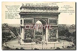 Seller image for Carte Postale Ancienne Paris Arc de Triomphe de l'Etole for sale by CPAPHIL