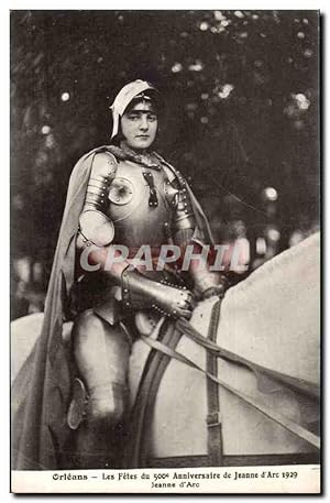 Orleans Carte Postale Ancienne Fêtes de Jeanne d'arc 7 et 8 mai 1929 Jeanne d'arc