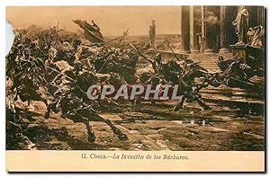 Bild des Verkufers fr Carte Postale Ancienne Checa La Invasion de los Barbados zum Verkauf von CPAPHIL