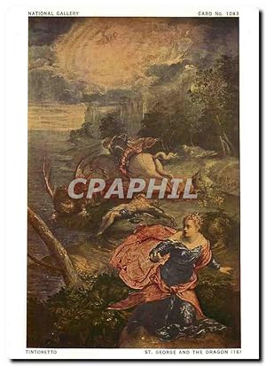 Seller image for Carte Postale Moderne National Gallery Tintorentto St George and the Dragon for sale by CPAPHIL