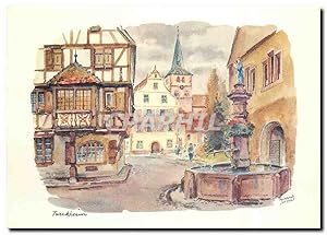 Image du vendeur pour Carte Postale Moderne Turkheim Aquarelle G Meyer mis en vente par CPAPHIL